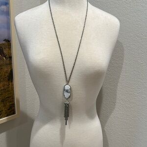 Kendra Scott Silver Pendant Necklace